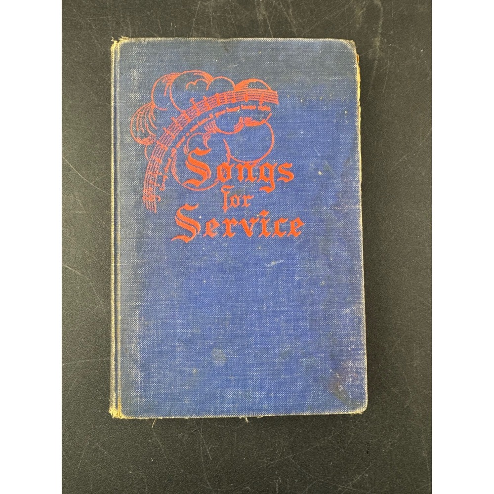 Antique Songs for Service Hymnal Homer Rodeheaver‎ Chas Gabriel Blue Cloth Book